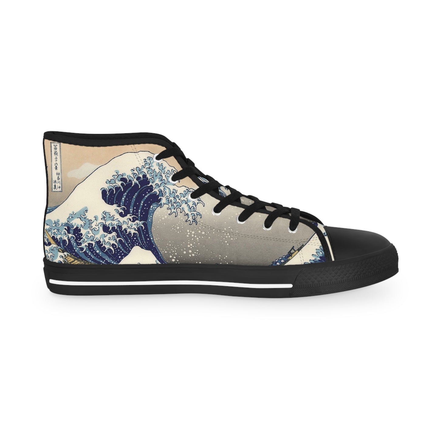 Wave Design High Top Sneakers for men