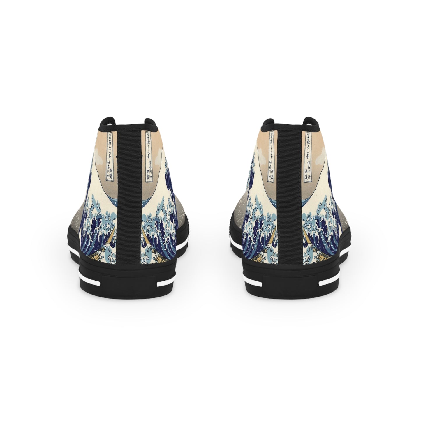 Wave Design High Top Sneakers for men