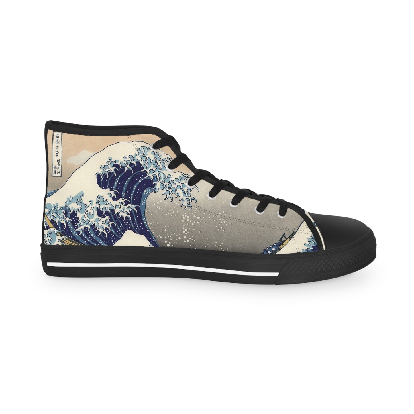 Wave Design High Top Sneakers for men