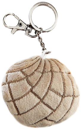 Plush Concha Key Chain