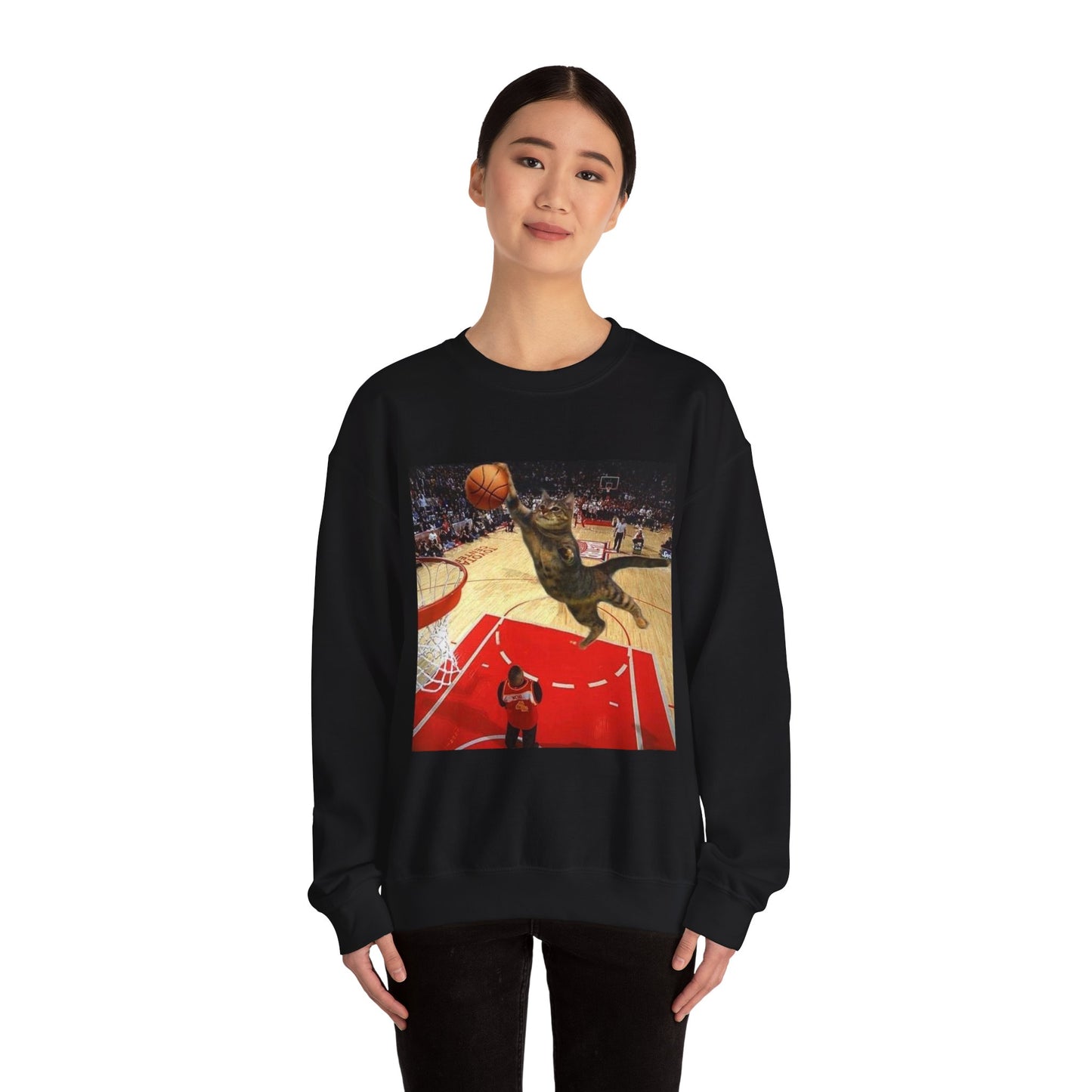 Cat Dunking Sweatshirt – Unisex