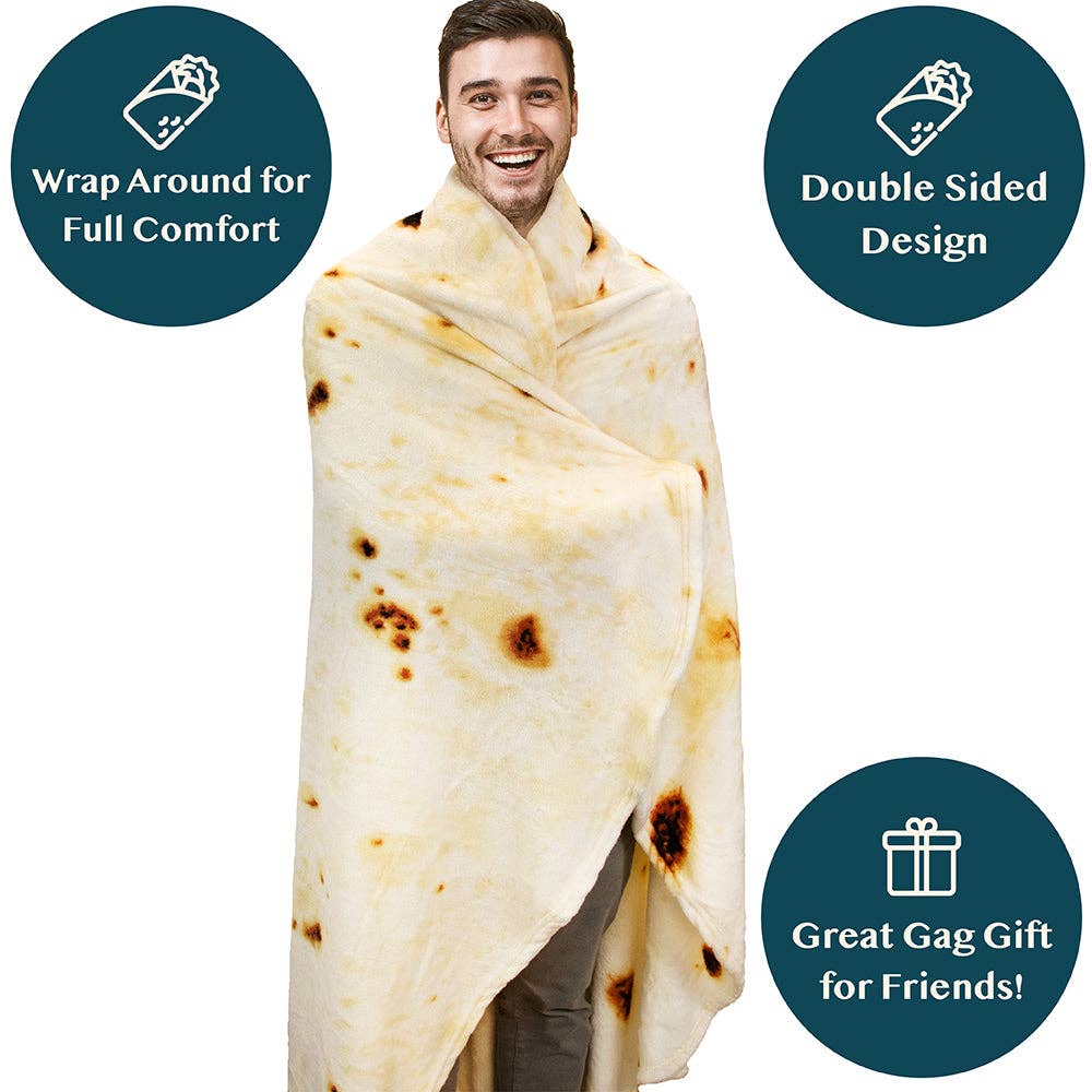 Burrito Tortilla Blanket