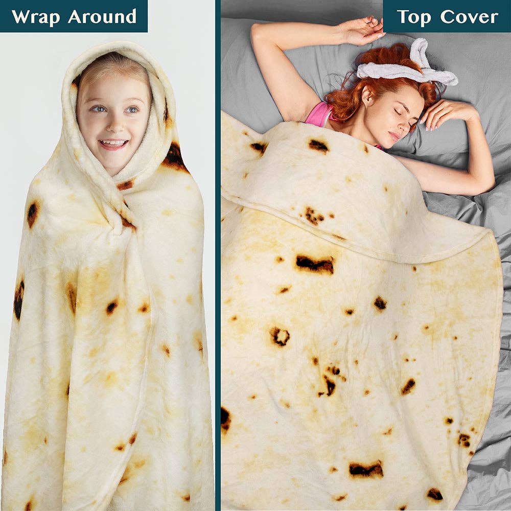 Burrito Tortilla Blanket