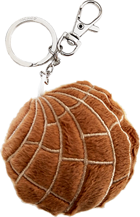 Plush Concha Key Chain